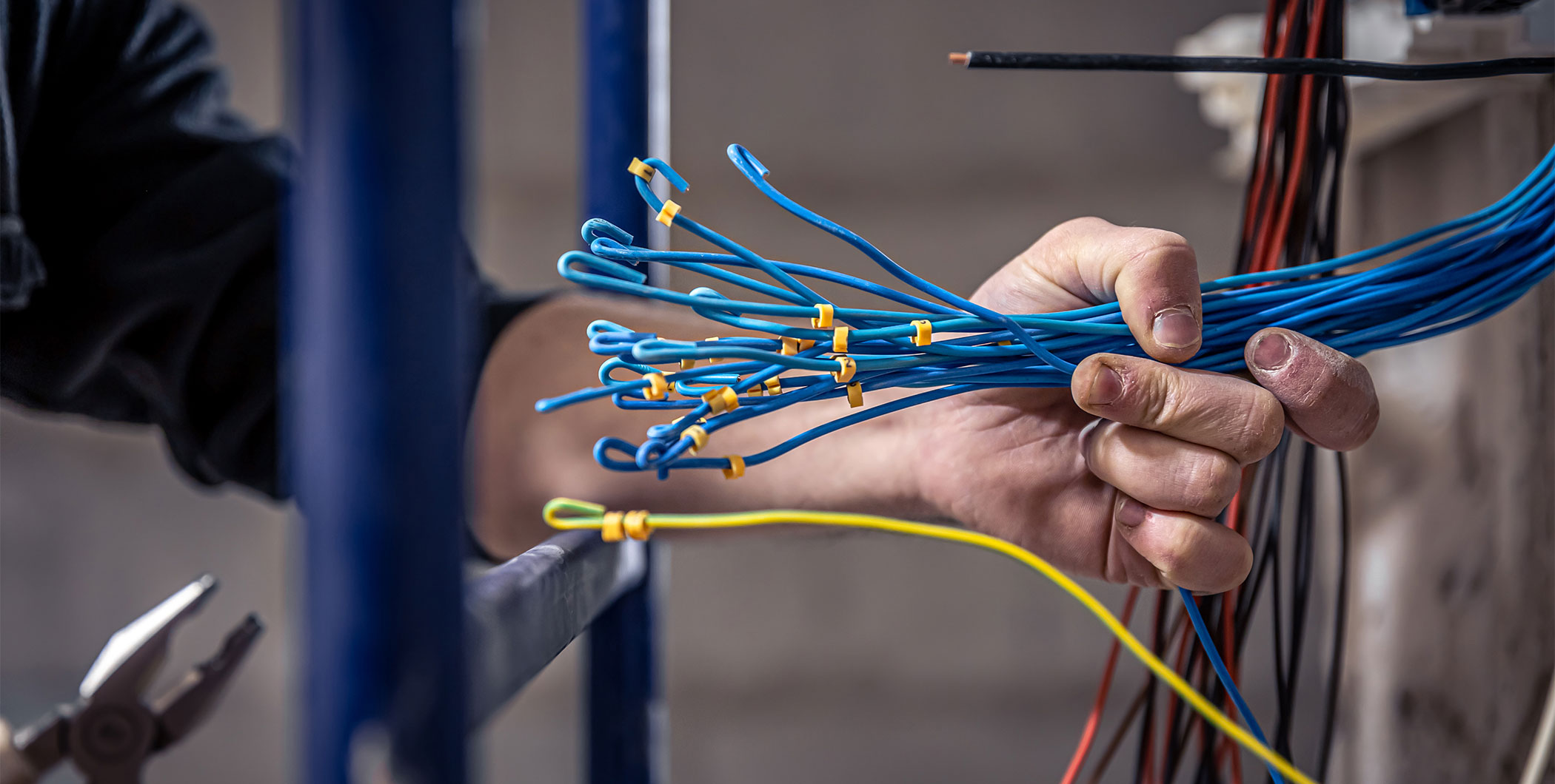 An expert electrician completed the New Wiring